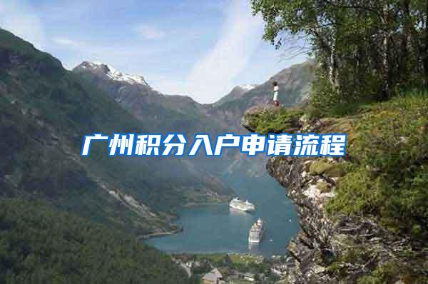 广州积分入户申请流程