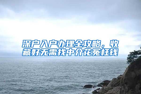 深户入户办理全攻略，收藏好无需找中介花冤枉钱
