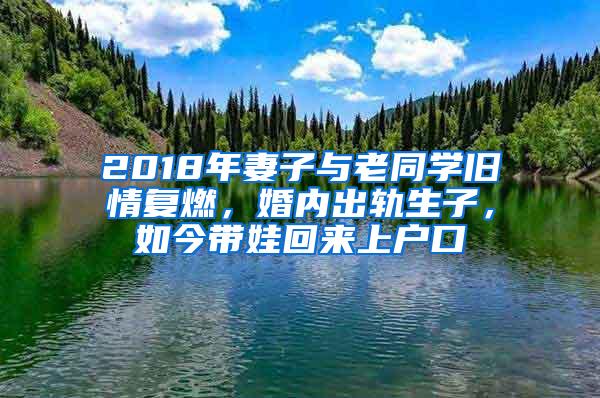 2018年妻子与老同学旧情复燃，婚内出轨生子，如今带娃回来上户口