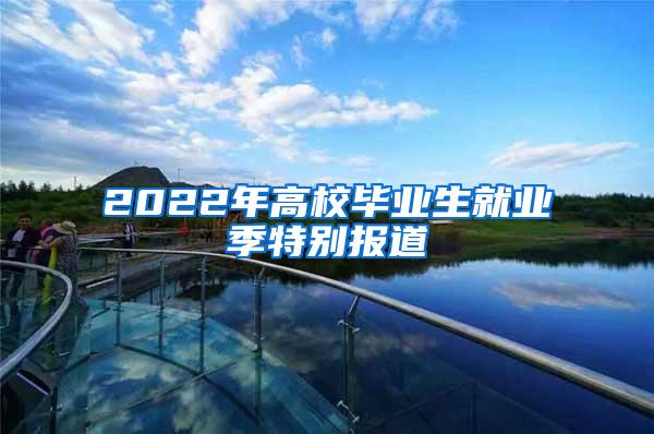 2022年高校毕业生就业季特别报道③