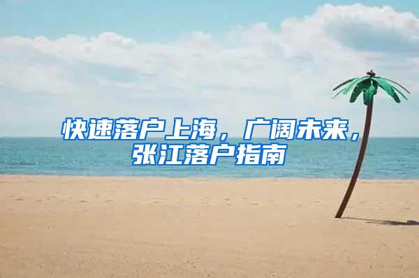 快速落户上海，广阔未来，张江落户指南