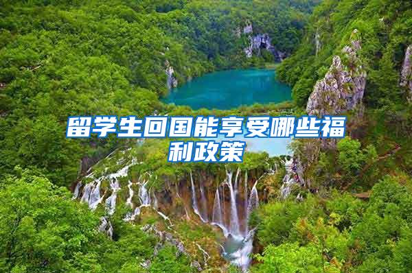 留学生回国能享受哪些福利政策