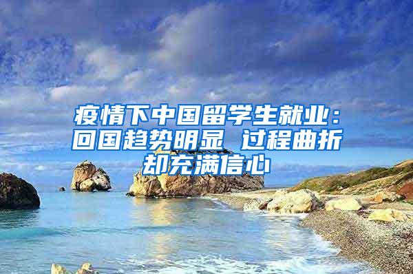 疫情下中国留学生就业：回国趋势明显 过程曲折却充满信心