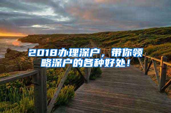 2018办理深户，带你领略深户的各种好处！
