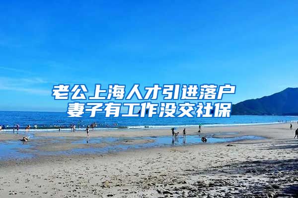 老公上海人才引进落户 妻子有工作没交社保