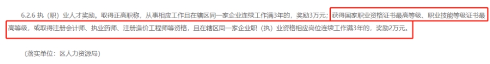 关于将会计纳入2万元人才奖励名单的通知......