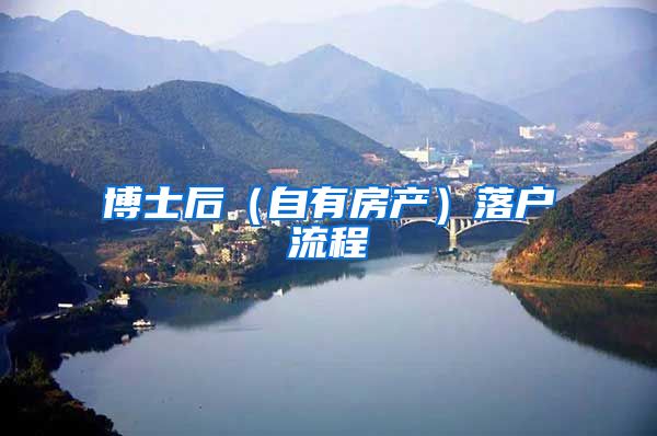 博士后（自有房产）落户流程