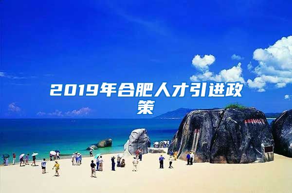 2019年合肥人才引进政策