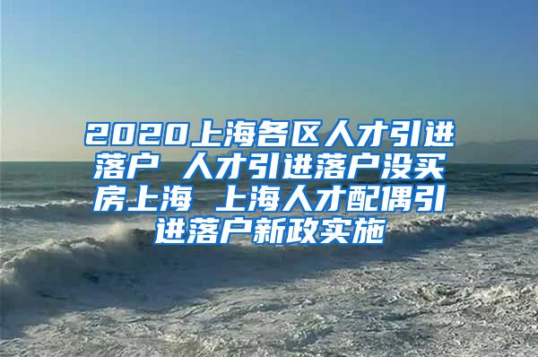2020上海各区人才引进落户 人才引进落户没买房上海 上海人才配偶引进落户新政实施