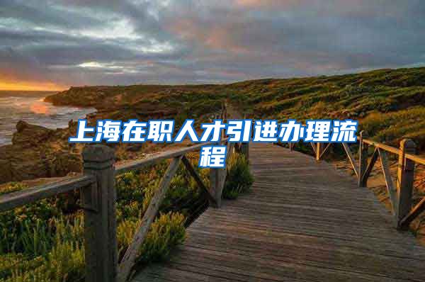 上海在职人才引进办理流程