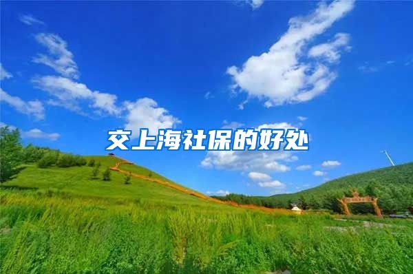 交上海社保的好处