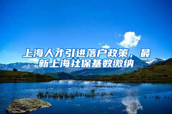 上海人才引进落户政策，最新上海社保基数缴纳