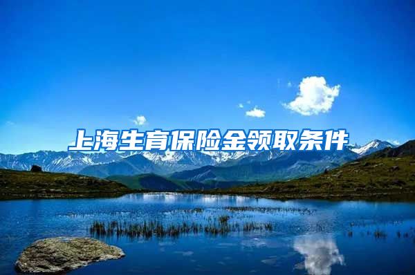 上海生育保险金领取条件