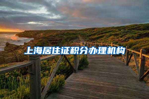 上海居住证积分办理机构