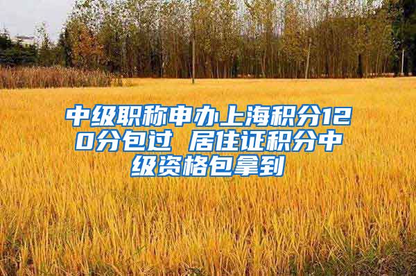 中级职称申办上海积分120分包过 居住证积分中级资格包拿到