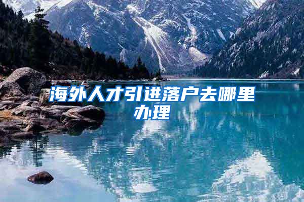 海外人才引进落户去哪里办理
