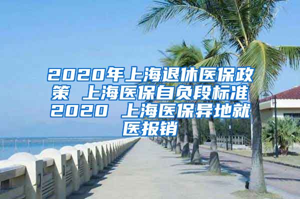 2020年上海退休医保政策 上海医保自负段标准2020 上海医保异地就医报销