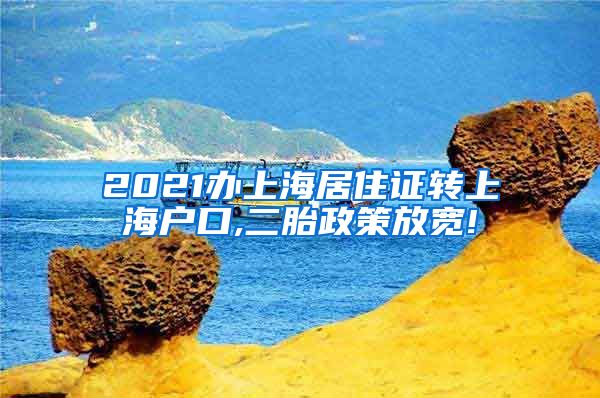 2021办上海居住证转上海户口,二胎政策放宽!