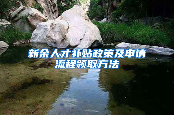 新余人才补贴政策及申请流程领取方法