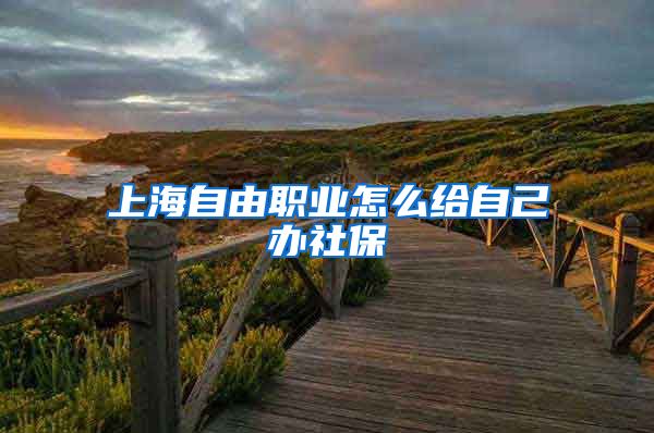 上海自由职业怎么给自己办社保