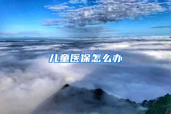 儿童医保怎么办