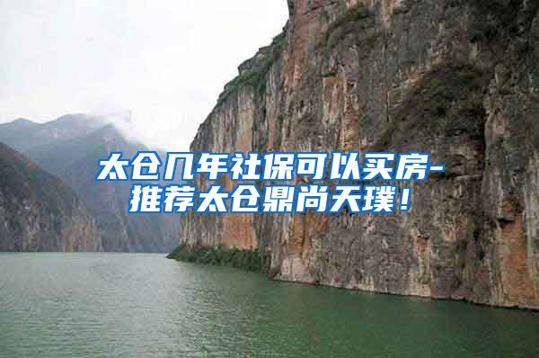 太仓几年社保可以买房-推荐太仓鼎尚天璞！