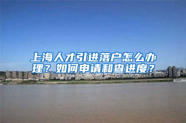 上海人才引进落户怎么办理？如何申请和查进度？