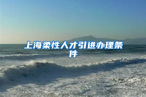 上海柔性人才引进办理条件