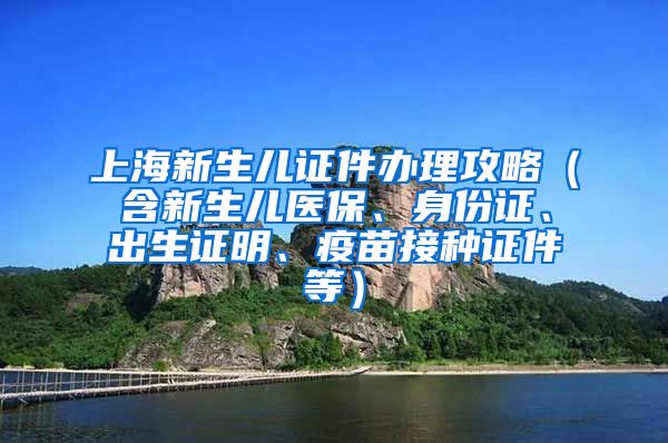上海新生儿证件办理攻略（含新生儿医保、身份证、出生证明、疫苗接种证件等）
