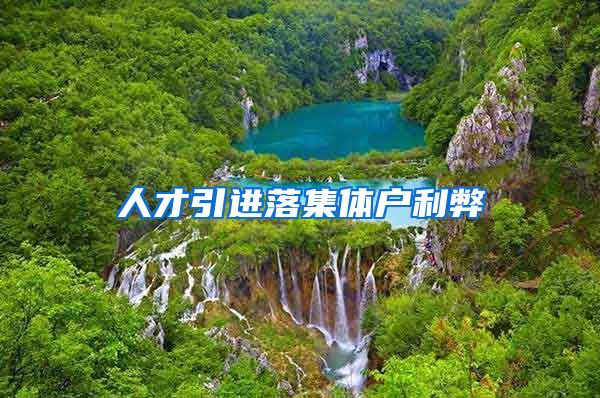 人才引进落集体户利弊